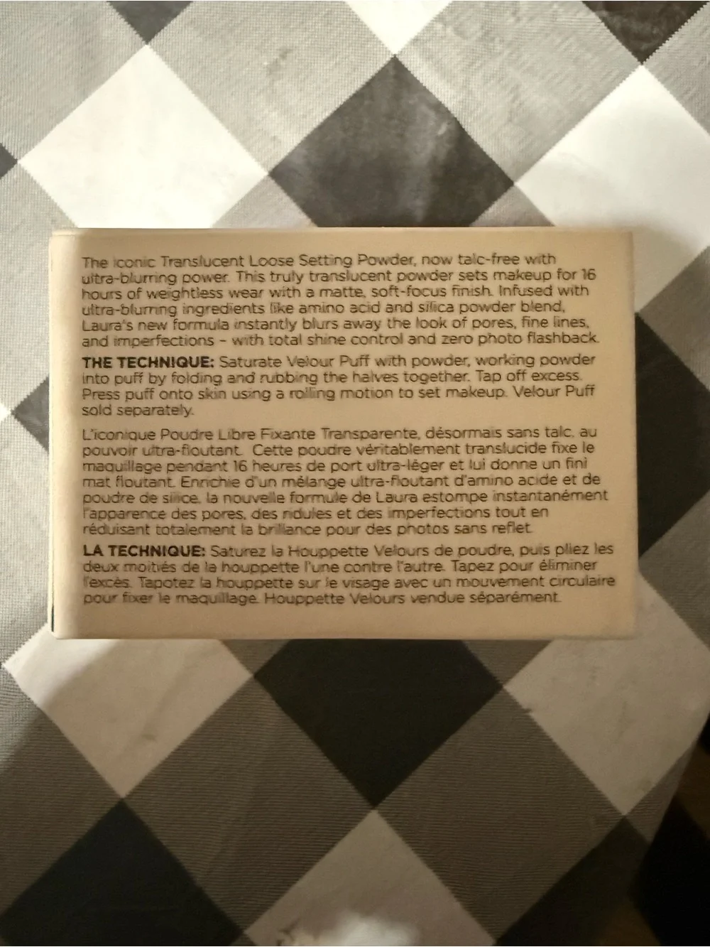 laura mercier Translucent Loose Setting Powder - Ultra-Blur (Beige Box)